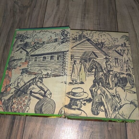 1954 Zane Grey's The Spirit Of The Border Whitman's Book - Picture 4 of 8